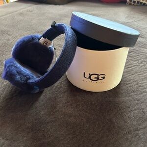 UGG Navy Blue Kids Earmuffs
